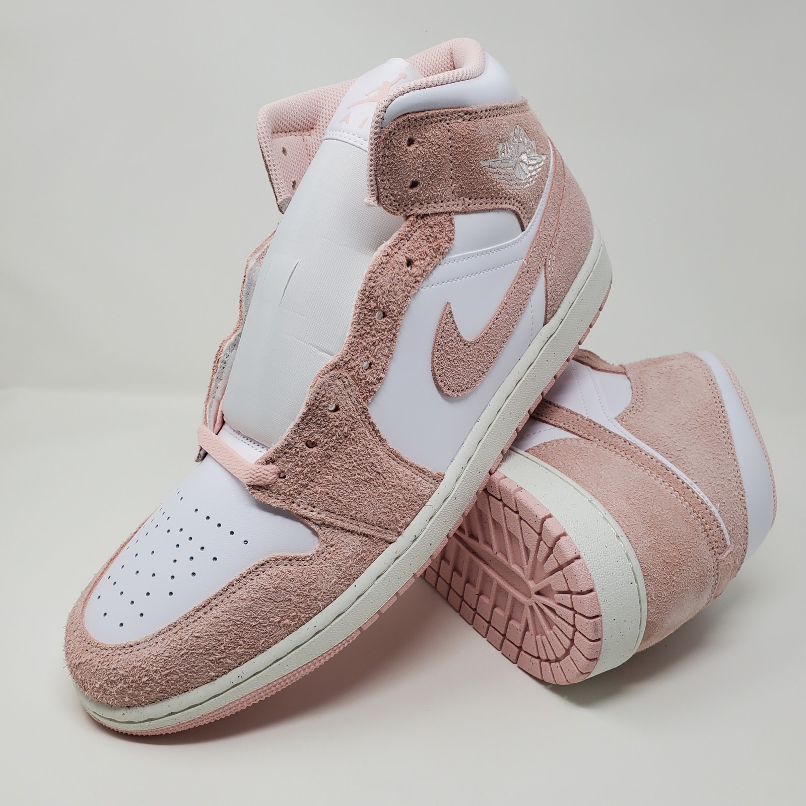 Nike Air Jordan 1 Mid SE Legend Pink Sail FN5215-161 Men's Size 14