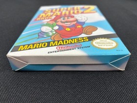 Super Mario Bros. 2 Nintendo NES 1988 Complete Box Manual Foam WORKS GREAT!