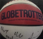 Harlem Globetrotters Auto Signed Basketball