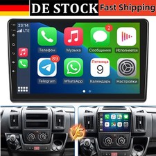2+32GB Carplay Android 14 Autoradio Für Fiat Ducato/Peugeot Boxer/Citroen Jumper
