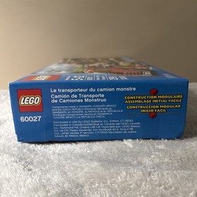 LEGO CITY: Monster Truck Transporter (60027) Brand New Complete in Sealed Box
