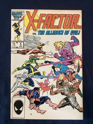 X-Factor #5 1st Cameo of Apocalypse Marvel 1986