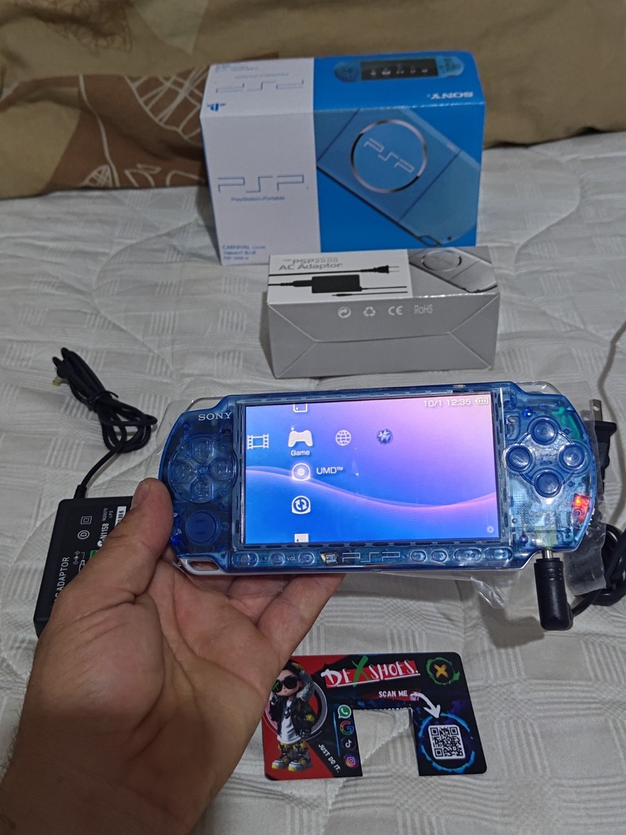 Nintendo Switch SONY PlayStationPortable PSP-3000 PB Sony PSP-3000 Vibrant Blue Handheld Console for sale online | eBay