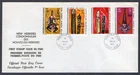 HEADDRESSES NEW CURRENCY OVERPRINT 1977 FRENCH NEW HEBRIDES FDC