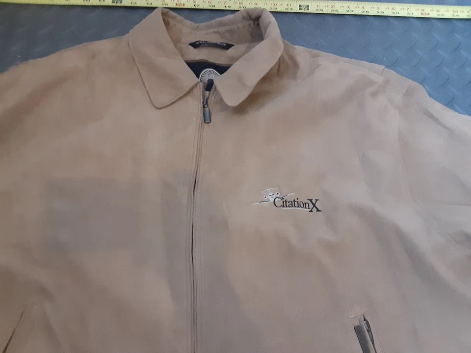 Weatherproof Jacket Mens XL Extra large Brown Micro Suede #S16 - Image 3 of 4