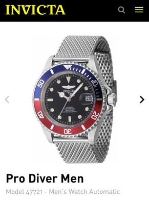 Pro Diver MenModel 47721 - Men's Watch Automatic