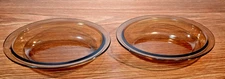 Vintage Pyrex FIRESIDE 7" Oval Baker SET OF TWO (2)