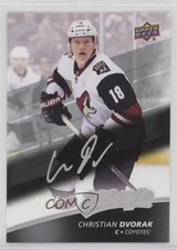 2017-18 Upper Deck MVP Super Script 8/25 Christian Dvorak #197 0c3