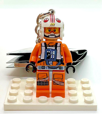 1x LEGO  Star Wars Luke Skywalker 854288 Schlüsselanhänger Minifigur NEU simple