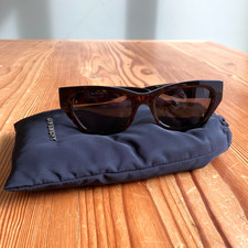 Givenchy Dark Havana Acetate Frame Cat-Eye Su...