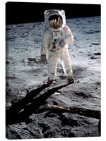 Leinwandbild Astronaut Edwin Aldrin Auf Dem Mond, Apollo 11 - Nasa