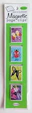 Nature Stamps Butterfly, Ladybug Magnetic Page Clips Set of 4 by Re-marks