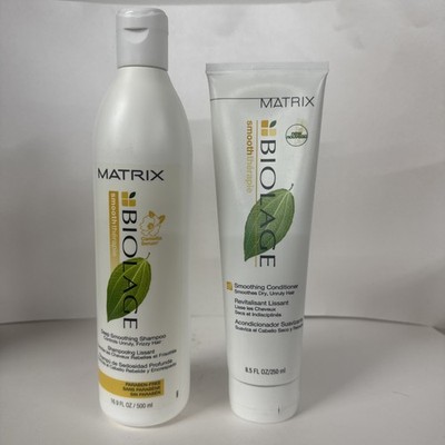 Matrix biolage deep smoothing shampoo 16.9 oz& Conditioner 8.5 oz