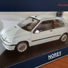 RENAULT Clio 16S blanche phase 1 de 1991 NOREV 1/18e ref 185251
