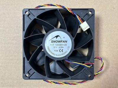 8 USED - SNOWFAN YY12038H12B 4.35A  Chassis Violent Fan Y-Y12038H12B
