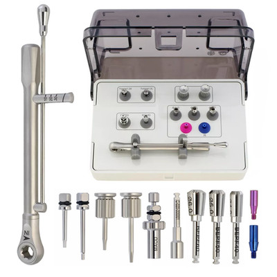 Implant Prosthetic Kit Hiossen Osstem Bone Profilers Torque Wrench Screwdriver