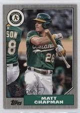 2022 Topps Series 2 1987 Topps Baseball Black 284/299 Matt Chapman #87TB-47 nd3