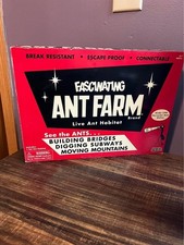 Fascinating Ant Farm Live Ant Habitat Uncle Milton Vintage in Box
