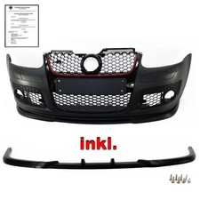 Spoiler anteriore spada labbro anteriore nero labbro di attacco per paraurti VW