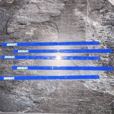 Absolut Wodka Vodka Stirrer Set, Klar/Blau, Kunststoff, Bar Cocktail