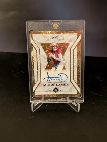 2026 Onit Florida State Seminoles Football Ashton Daniels  Gold 1/1 Auto