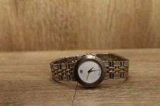 Vintage Paolo Gucci Watch Womens Quartz Gold Two Tone 23mm New Batt 6"