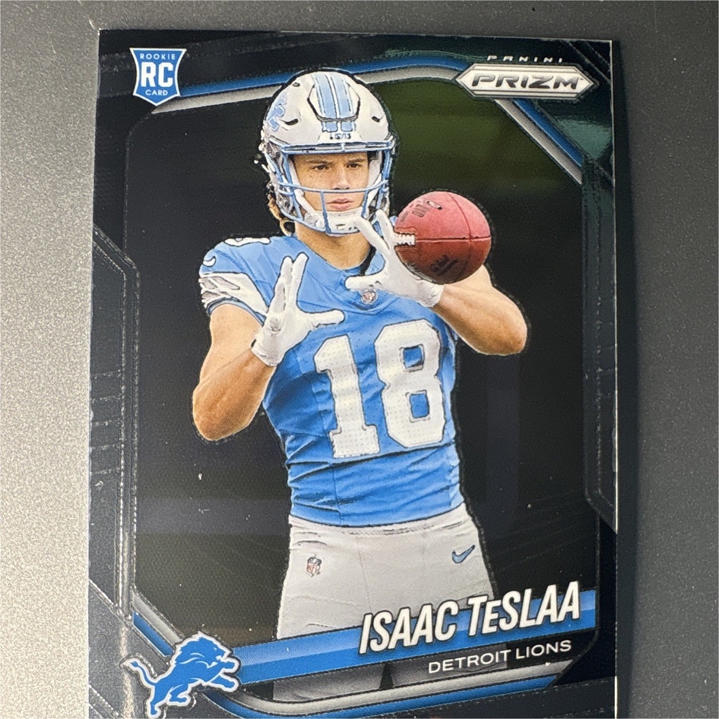 Panini 2025 Prizm Football Isaac Teslaa Detroit Lions Rookie Card #316