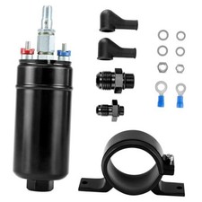  High-Flow External Inline Fuel Pump Electric 300LPH for 12V DC Systems with 