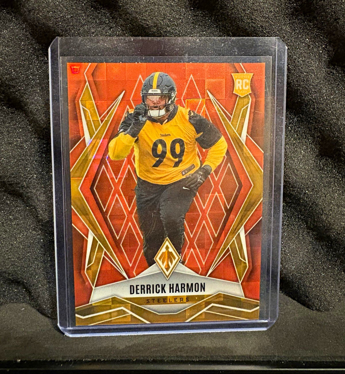 Panini Phoenix 2025 Derrick Harmon Orange Pandora  /189 Pittsburgh Steelers #241