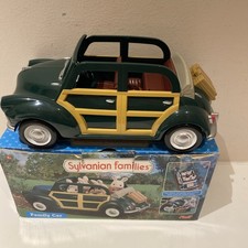 Sylvanian families beautiful family car 100% boxed Green morris Minor 