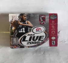 Brand  NBA Live 2000 N64 Game - Brand  Factory Sealed Nintendo RARE