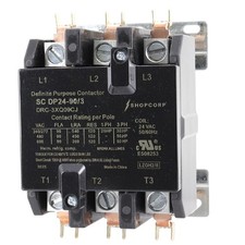 AC Contactor 90 Amp 75 RES 3 Pole 24VAC Coil – Definite Purpose UL Recognized