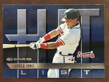1997 Donruss Hit List Chipper Jones #401 Atlanta Braves MLB *COMBINED SHIPPING!*