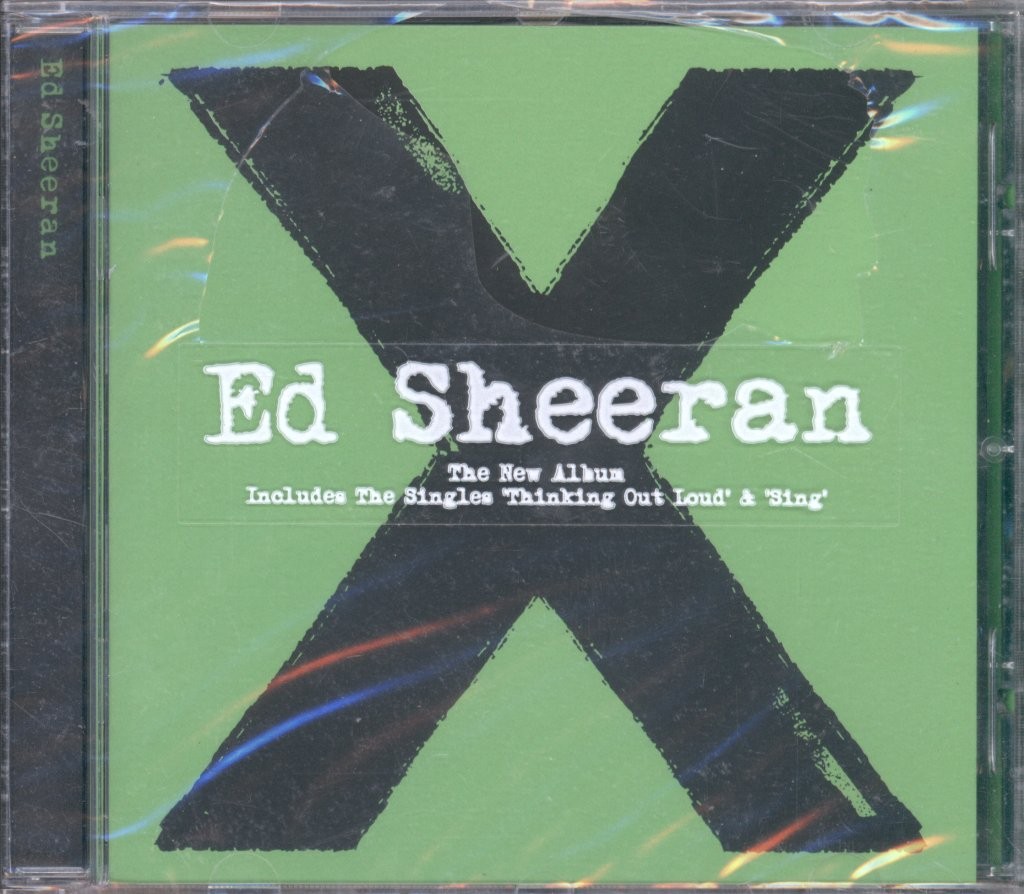 Ed Sheeran X CD Europe Asylum 2014 CD. Sealed - has part of wrapper missing on