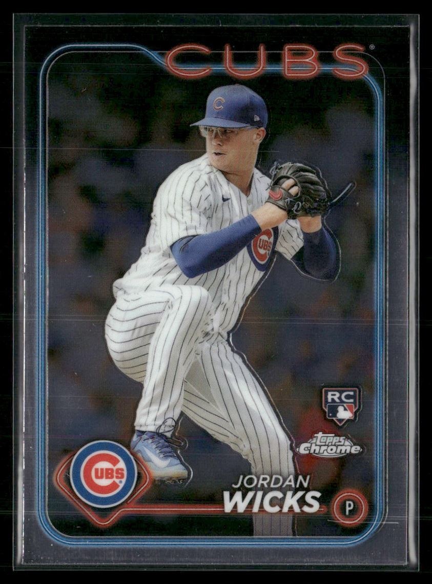 Jordan Wicks Rookie 2024 Topps Chrome Chicago Cubs #67
