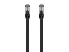 Monoprice Cat8 26AWG S/FTP Ethernet Network Cable - 7ft - Black, 2GHz, 40Gbps