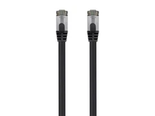 Monoprice Cat8 26AWG S/FTP Ethernet Network Cable - 7ft - Black, 2GHz, 40Gbps