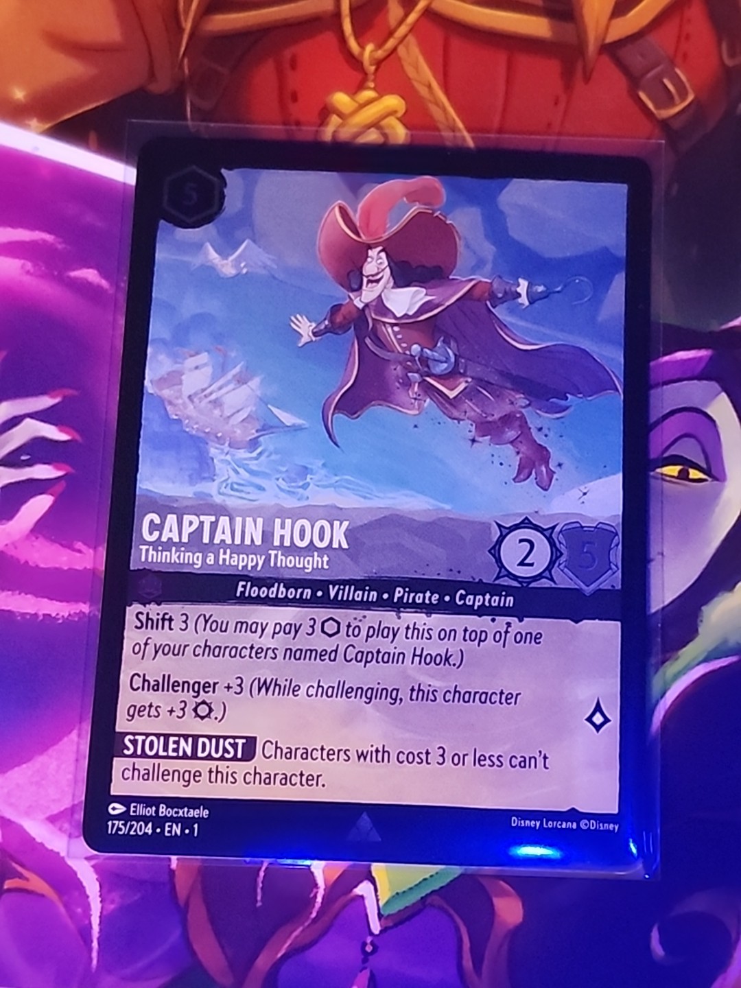 Captain Hook #175/204 The First Chapter- Disney Lorcana TCG