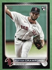2022 Topps Update Black 01/71 Kutter Crawford #645 Rookie RC Series Two MLB Card. rookie card picture