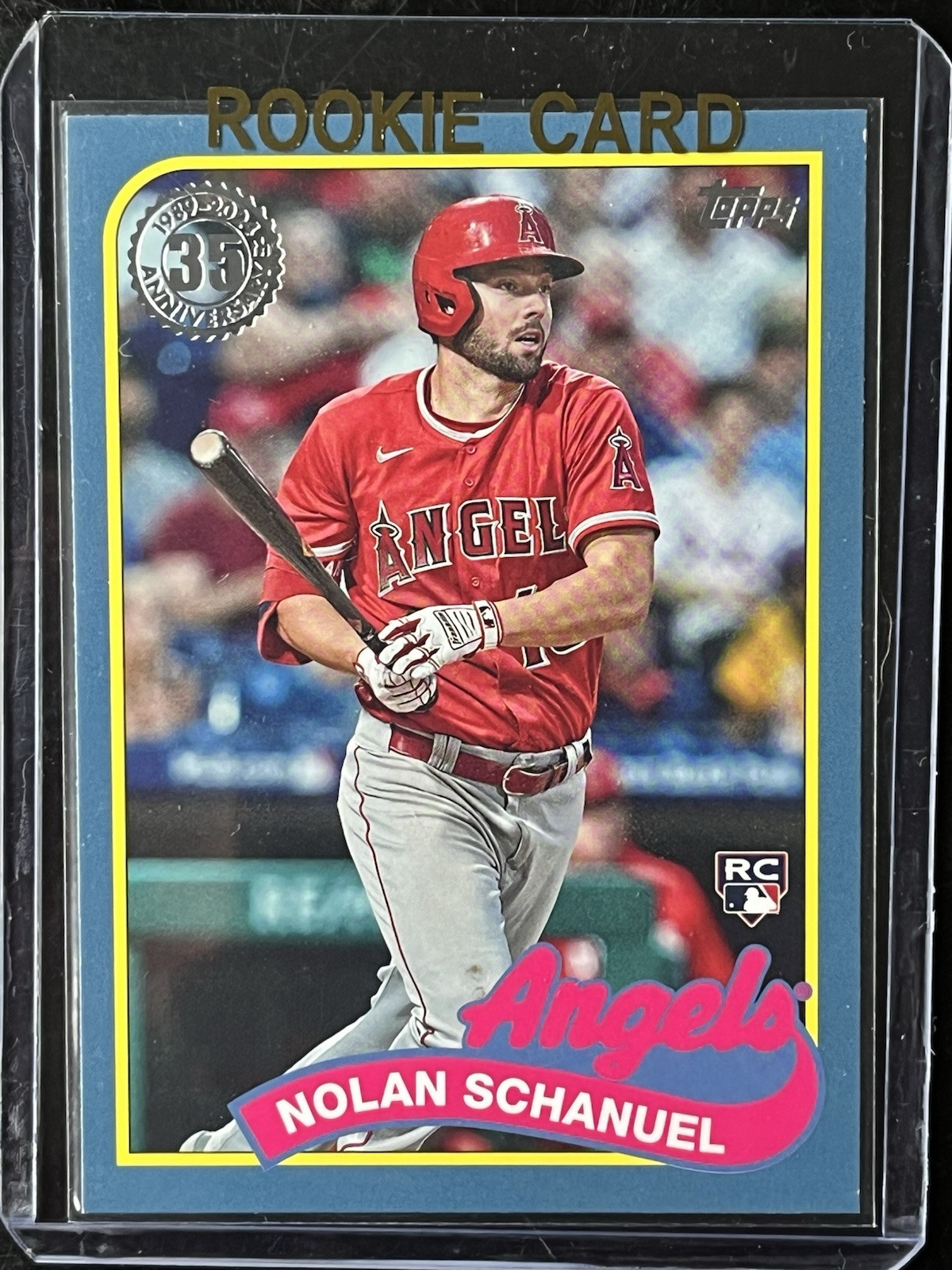 2024 Topps 1989 Topps Nolan Schanuel #89B-71 Blue Parallel (RC)