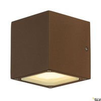 Rostbraun Moderne Wandleuchte Leuchter AußEnlampe Garten 2X9W/Gx53 IP44