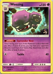 Weezing 29/68 Hidden Fates Rare