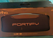 Veho Fortify MZ-9 Portable Wireless Speaker Bluetooth Water Resistant 100W Black
