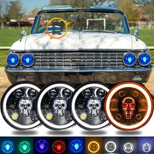 For Ford Galaxie 500 1962-1974 4pcs 5.75 5-34inch Round Led Headlights Upgrade