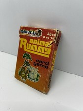 Vintage Russell Play Ed Games Animal Rummy Card Game 1984 Play Collectible