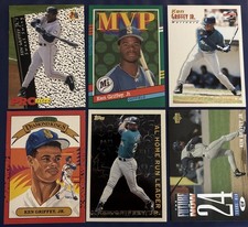 Ken Griffey Jr. 6ct Lot Donruss MVP Diamond Kings Score Upper Deck
