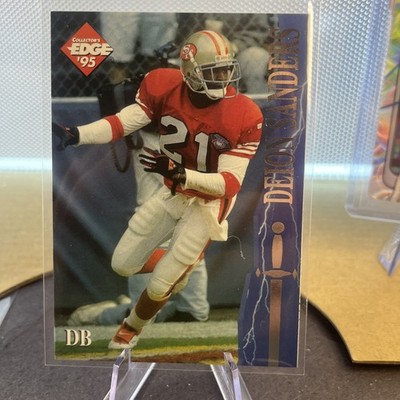 1995 Collectors Edge Excalibur Sword Die Cut Deion Sanders San Francisco Prime