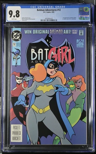 Batman Adventures 12 Cgc 9.8 1993 1st Print Perfect Centering 1st Harley Quinn