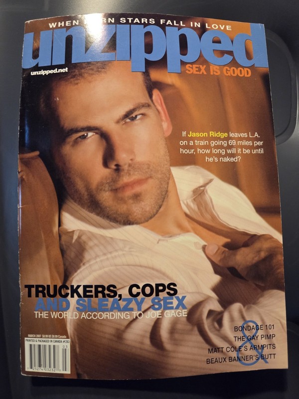Gay Magazine Unzipped Release Year 2007