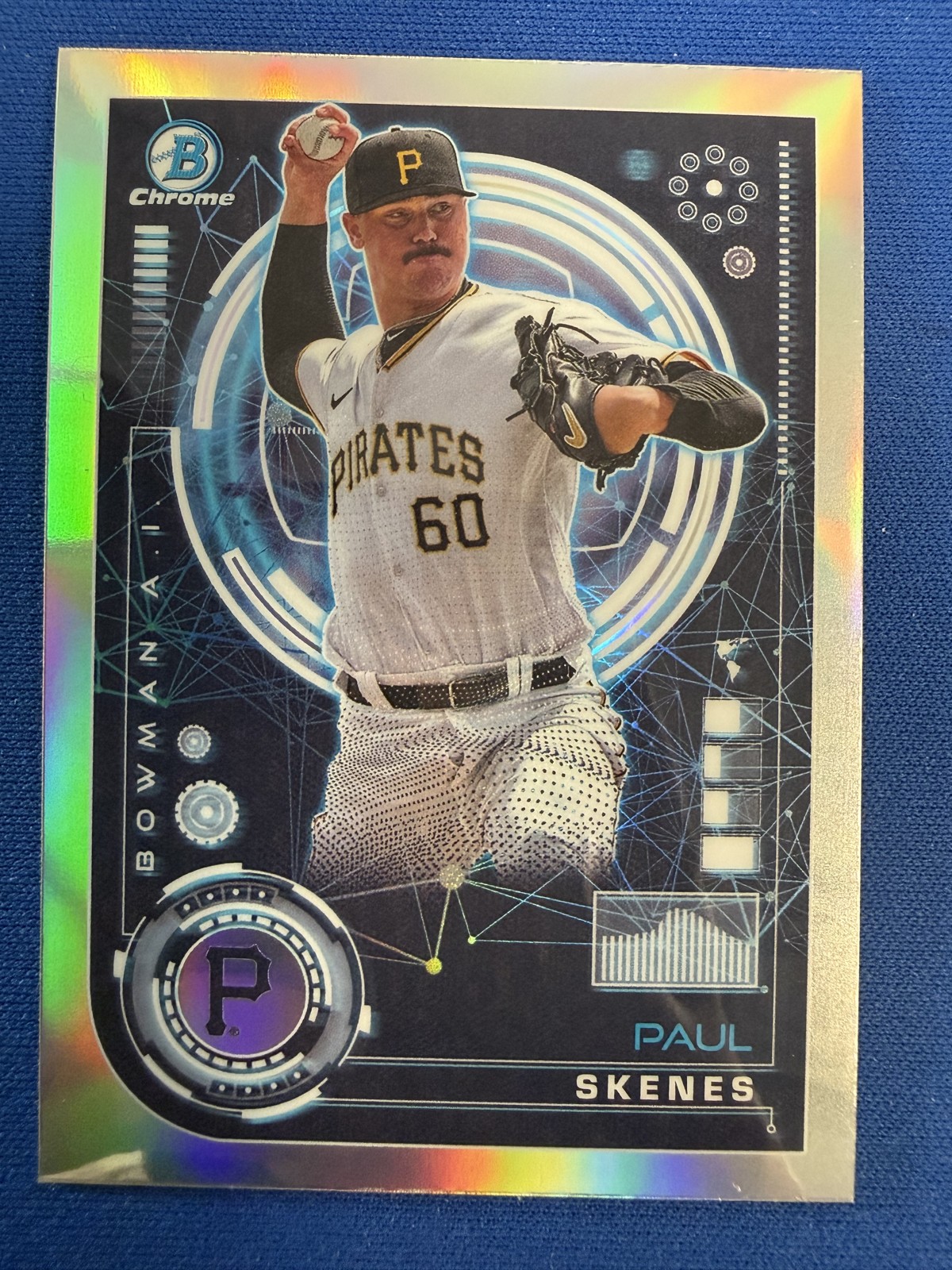 Paul Skenes 2024 Bowman - Bowman Ai #BAI-15 (RC) Pirates 🔥